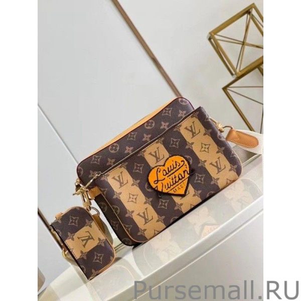 Trio Messenger Bag Monogram Stripes M45965 - Image 5
