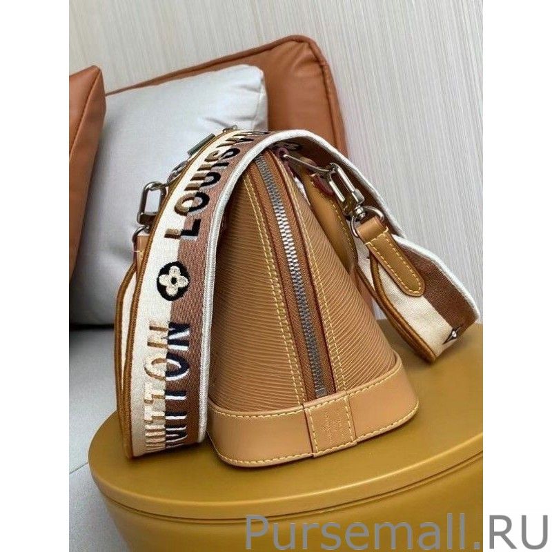 Epi Alma BB Bag With Jacquard Strap M57540 - Image 5