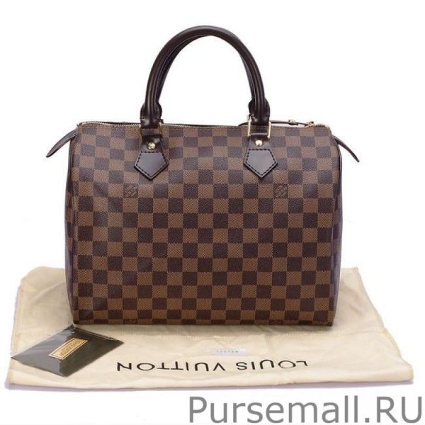 Speedy 30 Damier Ebene Canvas N41531 - Image 5