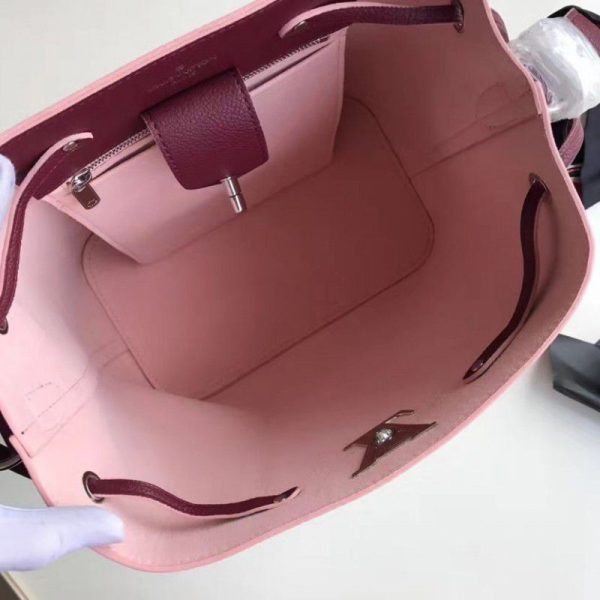 Bordeaux Lockme Bucket Bag M54680 - Image 5