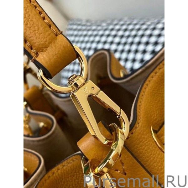 Brwon Lockme Bucket Bag M57689 - Image 5