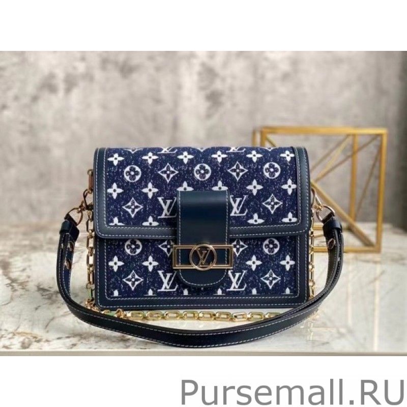 Dauphine MM Bag Monogram Denim M59631 - Image 5