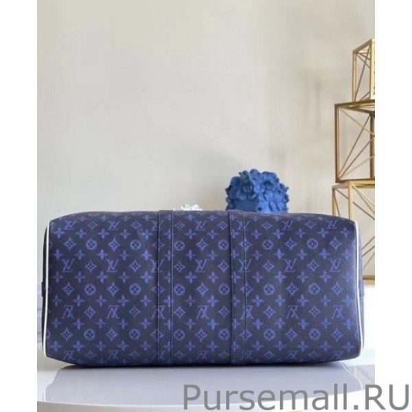 Keepall Bandouliere 55 Blue Monogram M45874 - Image 5
