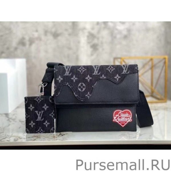 Trio Pouch Monogram Denim Leather M81013 - Image 5
