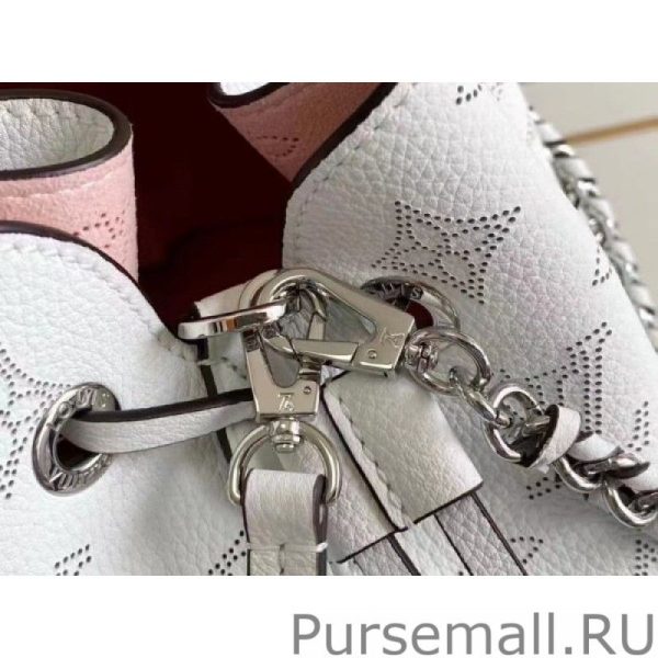 Bella Bag In White Mahina Leather M58480 - Image 6