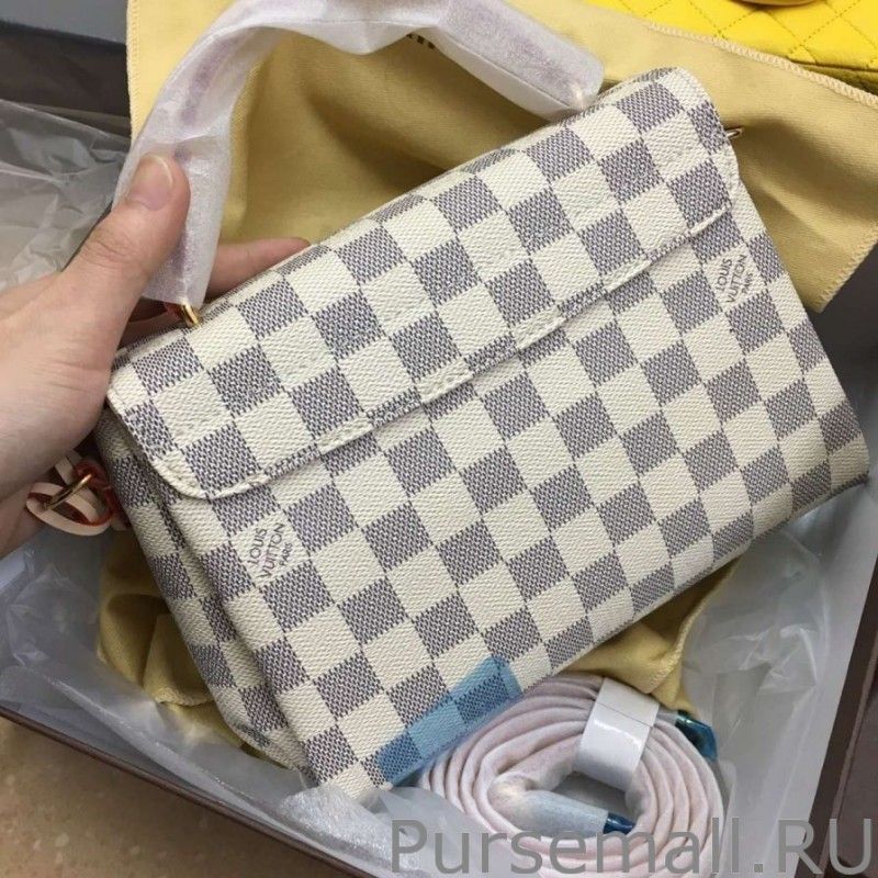 Croisette Bag Damier Azur Canvas N41581 - Image 6