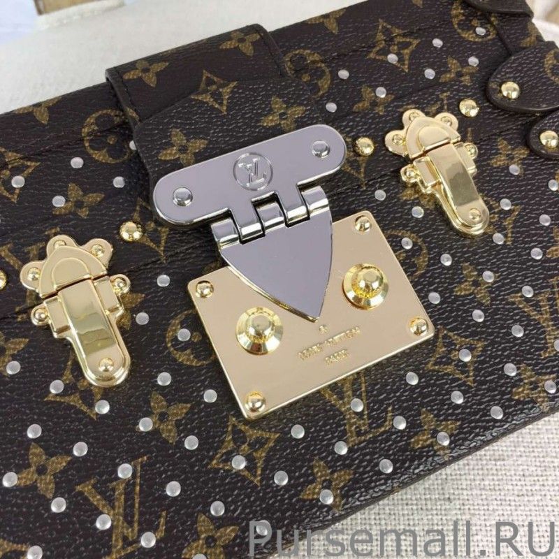 Petite Malle Studs Monogram Canvas M42527 - Image 6