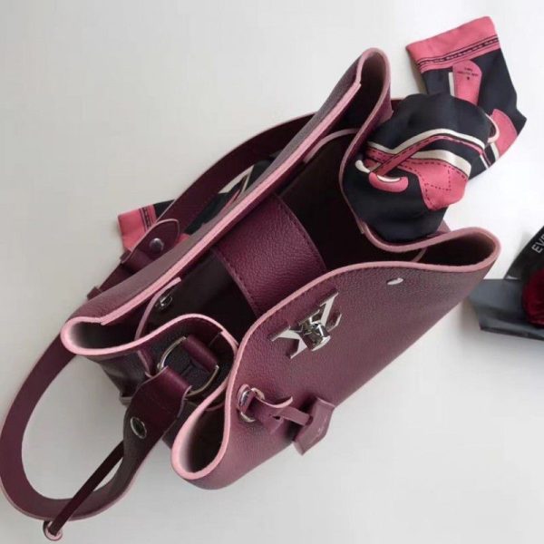 Bordeaux Lockme Bucket Bag M54680 - Image 6