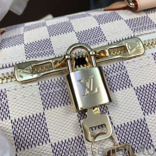 Speedy Bandoulière 35 Damier Azur N41372 - Image 6