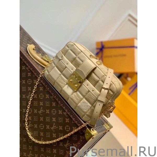 Troca MM Bag Damier Quilt Lambskin M59111 - Image 6