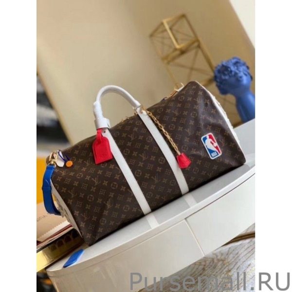 LV x NBA Basketball Keepall 55 M45587 - Image 6