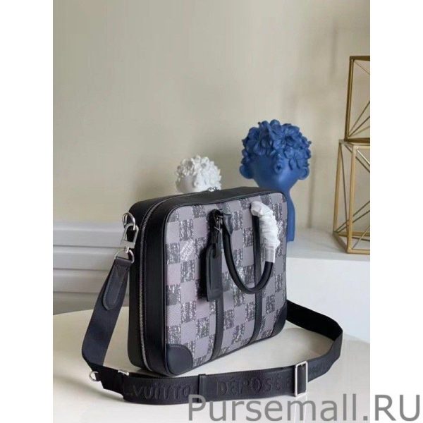 Studio Briefcase Damier Graphite Canvas N50072 - Image 6