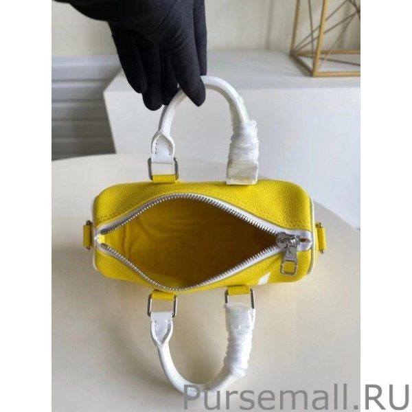 Keepall XS Bag In Yellow Leather M80842 - Image 6