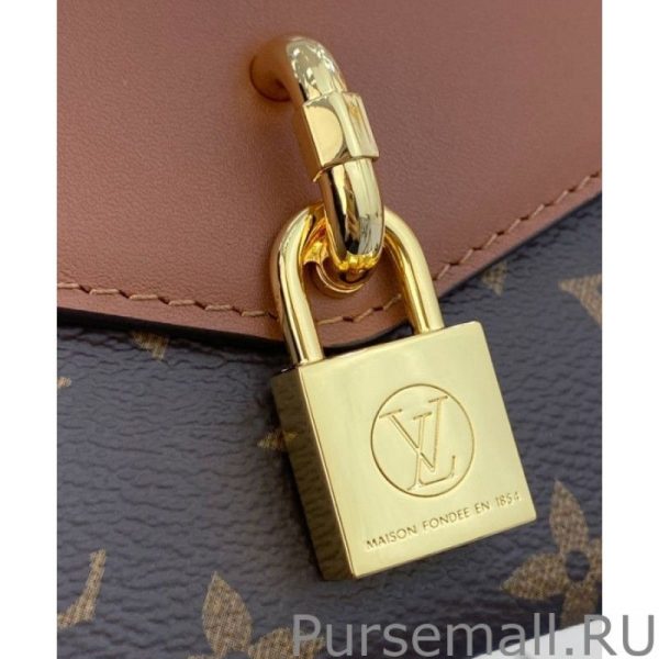Padlock On Strap Handbags M80763 Brown - Image 7