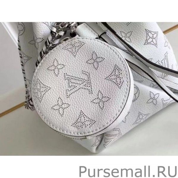 Bella Bag In White Mahina Leather M58480 - Image 7