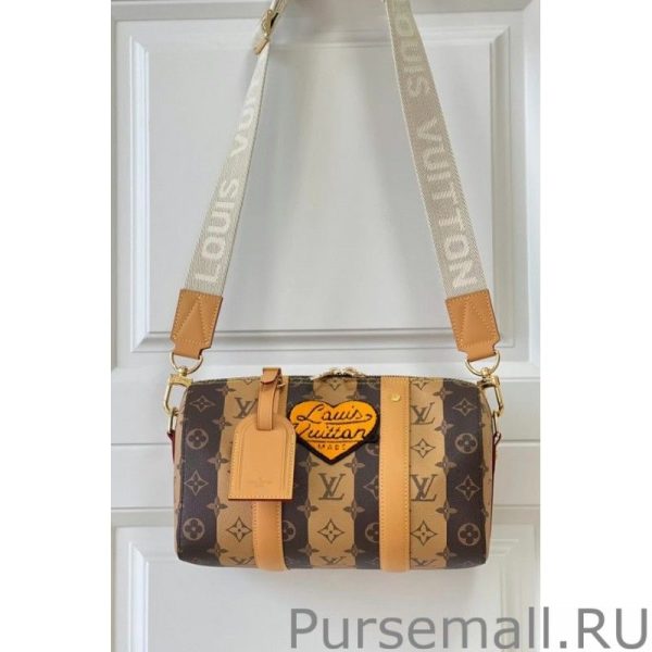 City Keepall Bag Monogram Stripes M45963 - Image 7