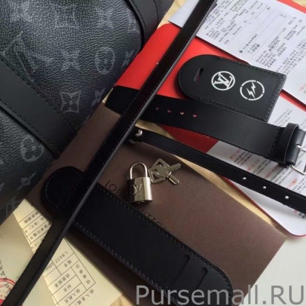 Keepall 45 Bandouliere Monogram Eclipse M40569 - Image 7