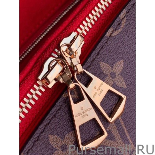 Soufflot MM Monogram Canvas M44817 Red - Image 7