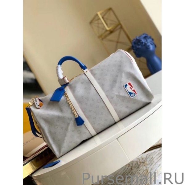 LV x NBA Basketball Keepall 55 M45586 - Image 7