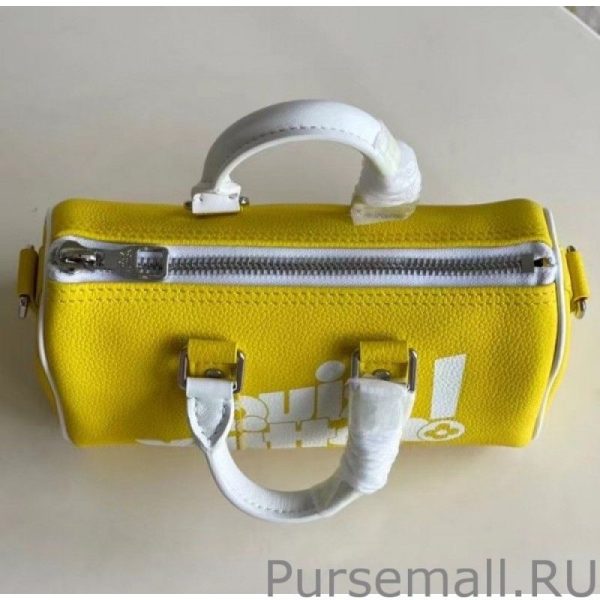 Keepall XS Bag In Yellow Leather M80842 - Image 7