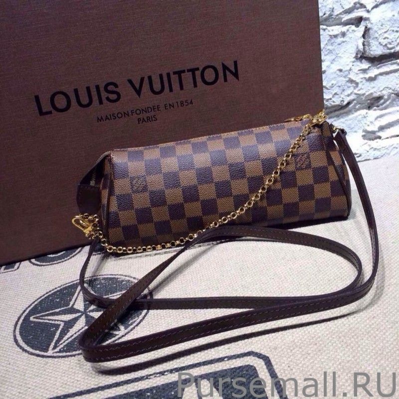 Eva Clutch Damier Ebene Canvas N55213 - Image 7