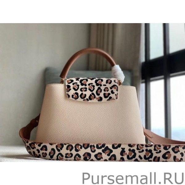 Capucines MM Bag with Leopard Print M58575 - Image 8