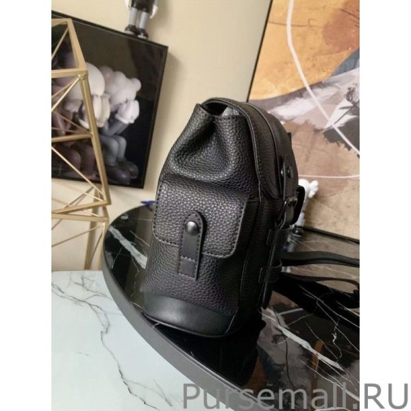 Christopher XS Bag In Black Leather M58495 - Image 8
