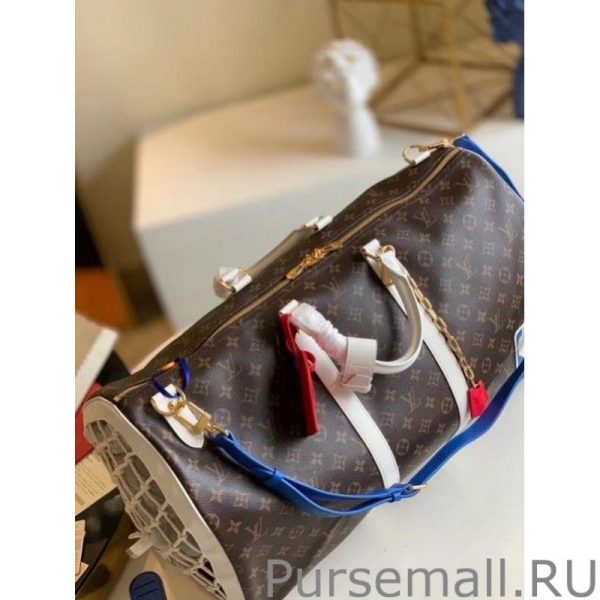 LV x NBA Basketball Keepall 55 M45587 - Image 8