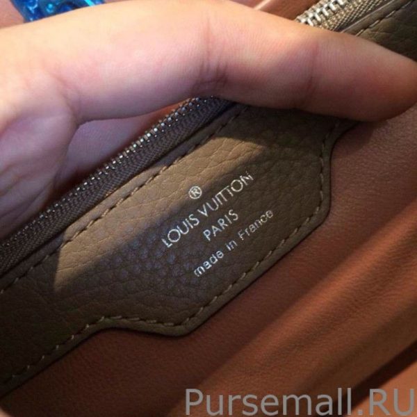 Taupe Capucines MM M94410 - Image 8