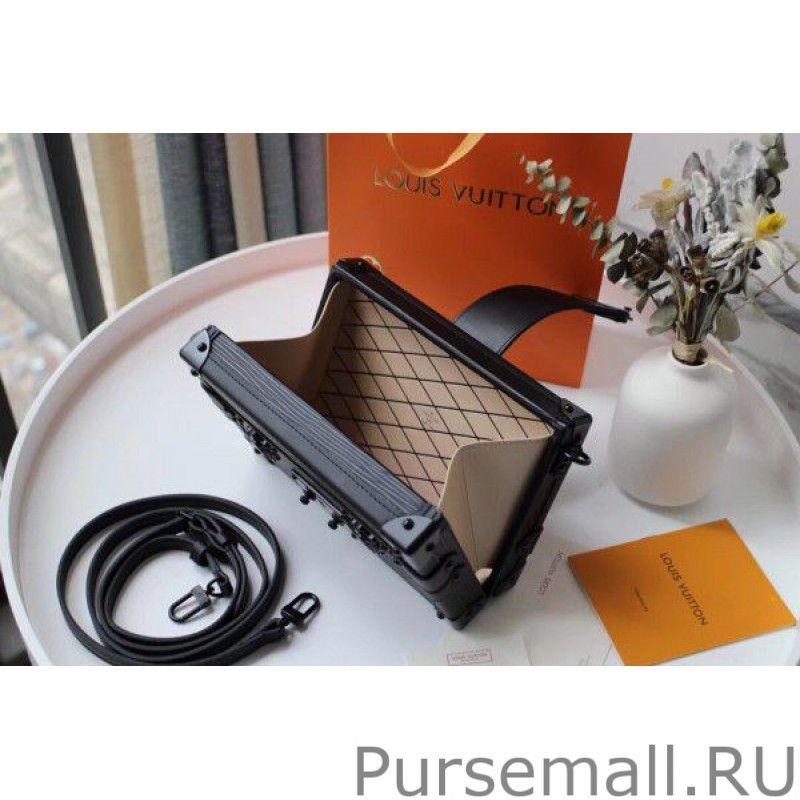 Petite Malle Bag All Black Epi Leather M55859 - Image 8