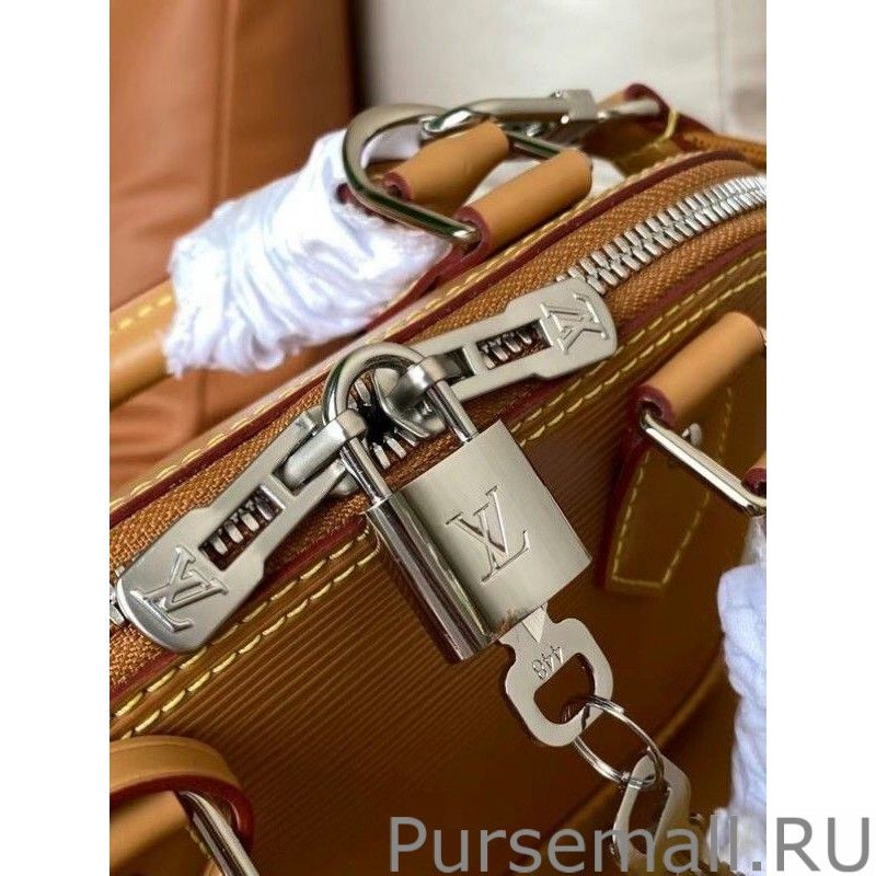 Epi Alma BB Bag With Jacquard Strap M57540 - Image 8