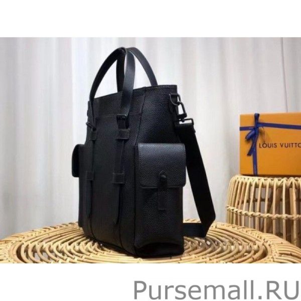 Black Christopher Tote Bag M58479 - Image 8
