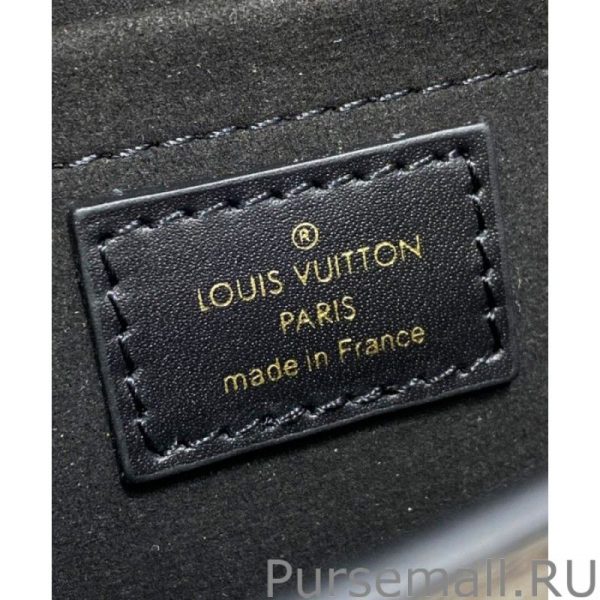 Padlock On Strap Handbags M80559 Black - Image 9