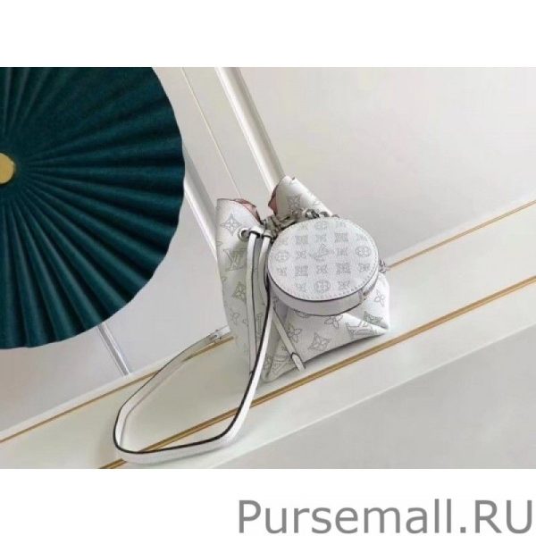 Bella Bag In White Mahina Leather M58480 - Image 9