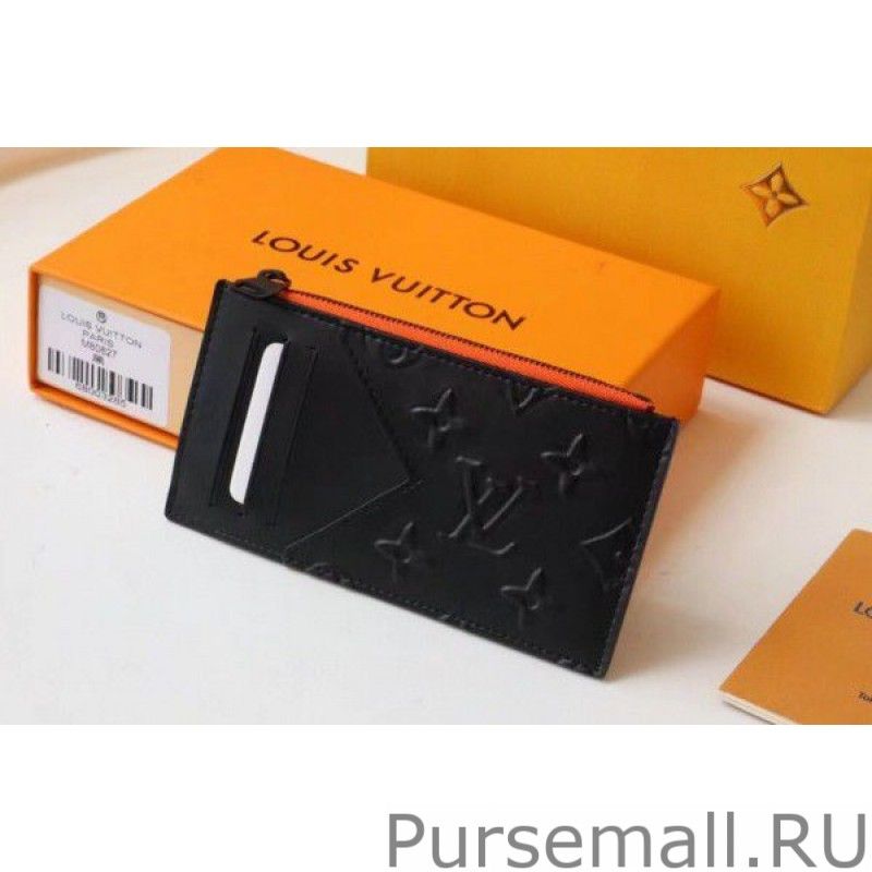 Coin Card Holder Monogram Leather M80827 - Image 9