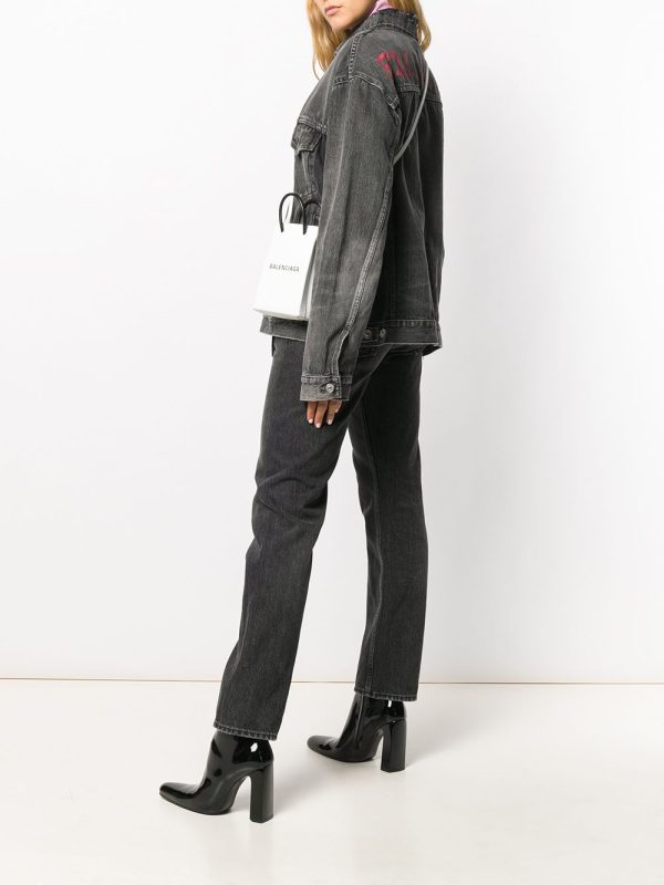 Balenciaga shopping phone bag on strap - Image 2