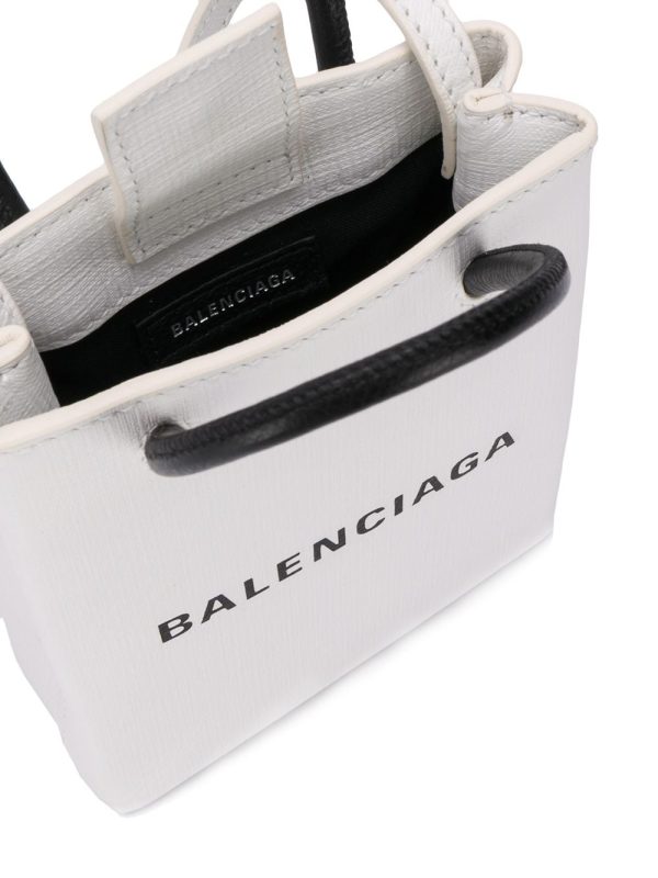 Balenciaga shopping phone bag on strap - Image 5