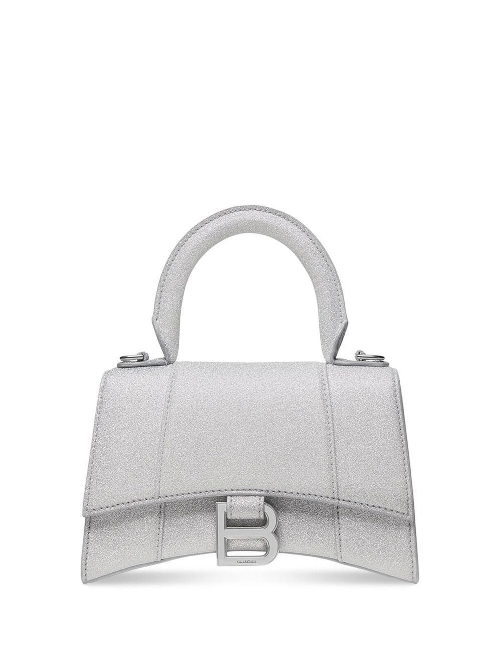 Balenciaga Hourglass glittered tote bag