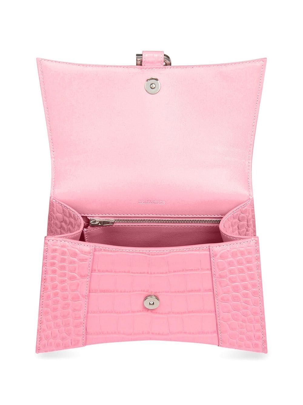 Balenciaga Hourglass crocodile-embossed small handbag - Image 4