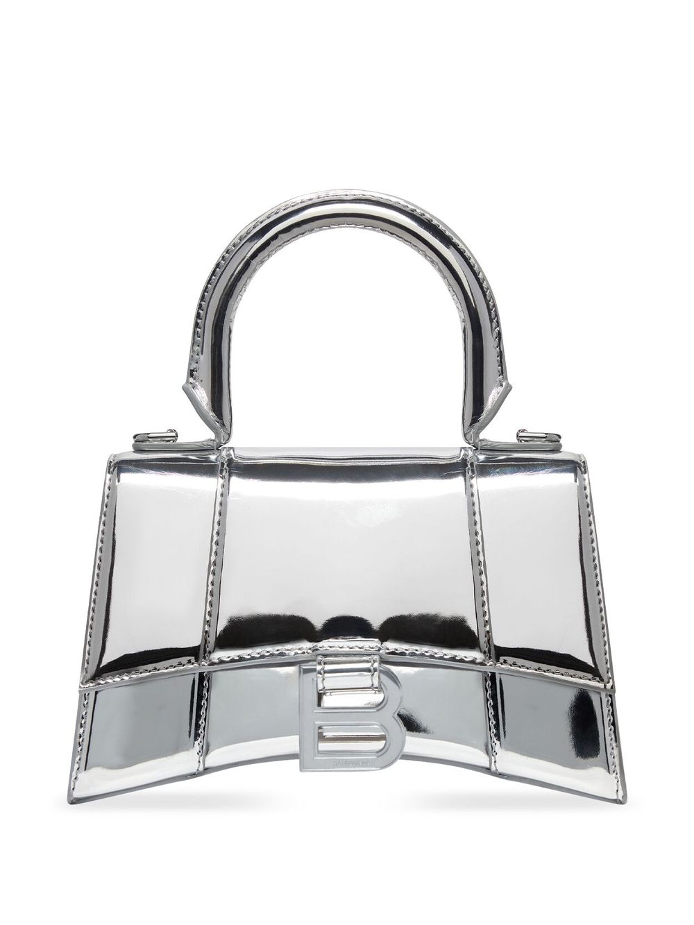 Balenciaga Hourglass metallic tote bag