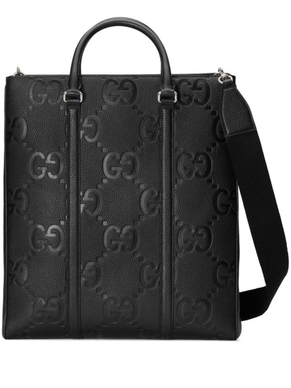 Gucci medium Jumbo GG leather tote bag
