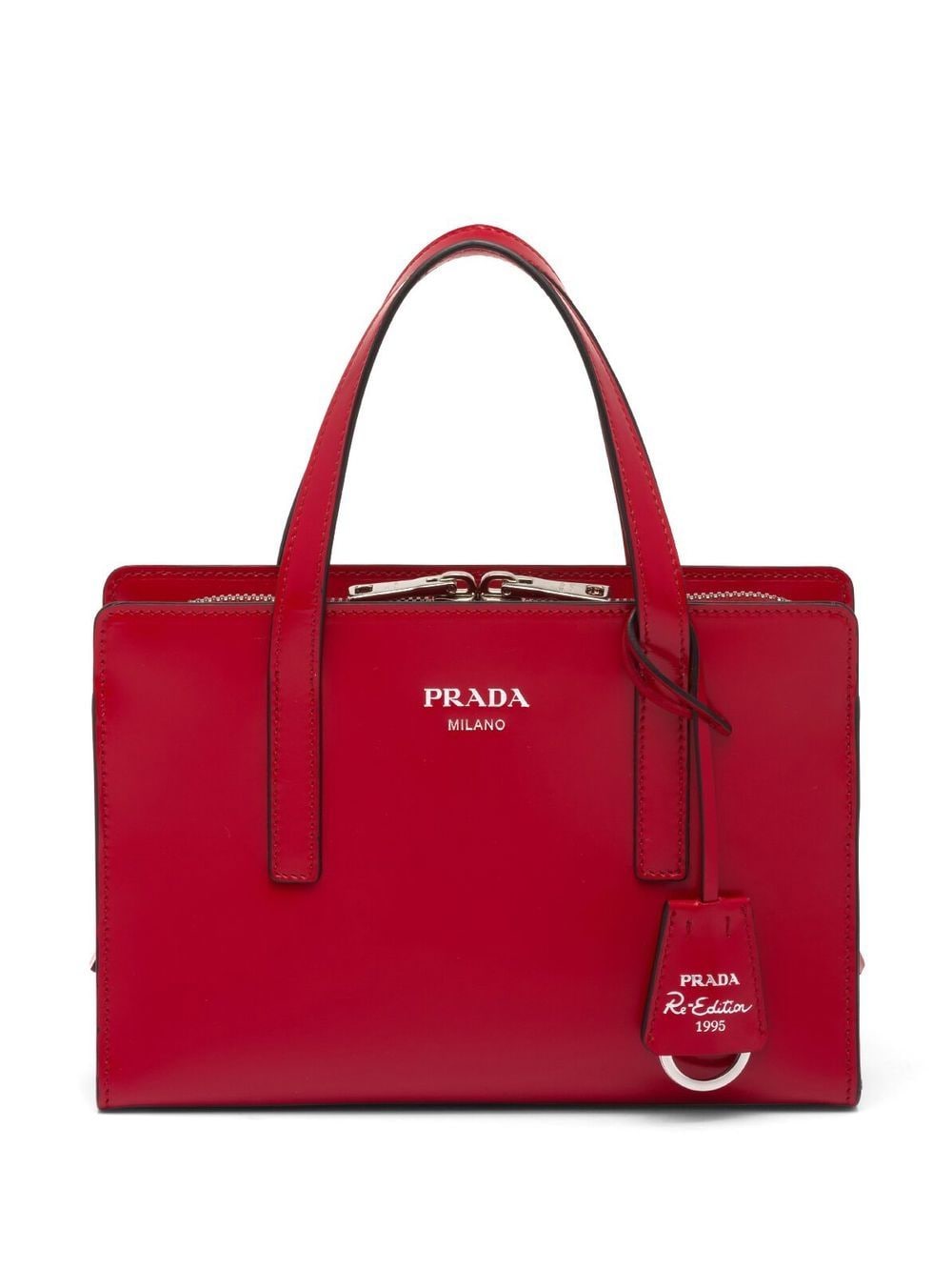 Prada mini Re-Edition 1995 brushed leather tote bag