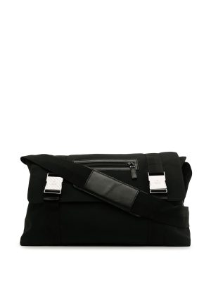 Gucci logo-buckle messenger bag