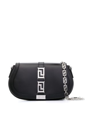 Versace Greca-plaque shoulder bag