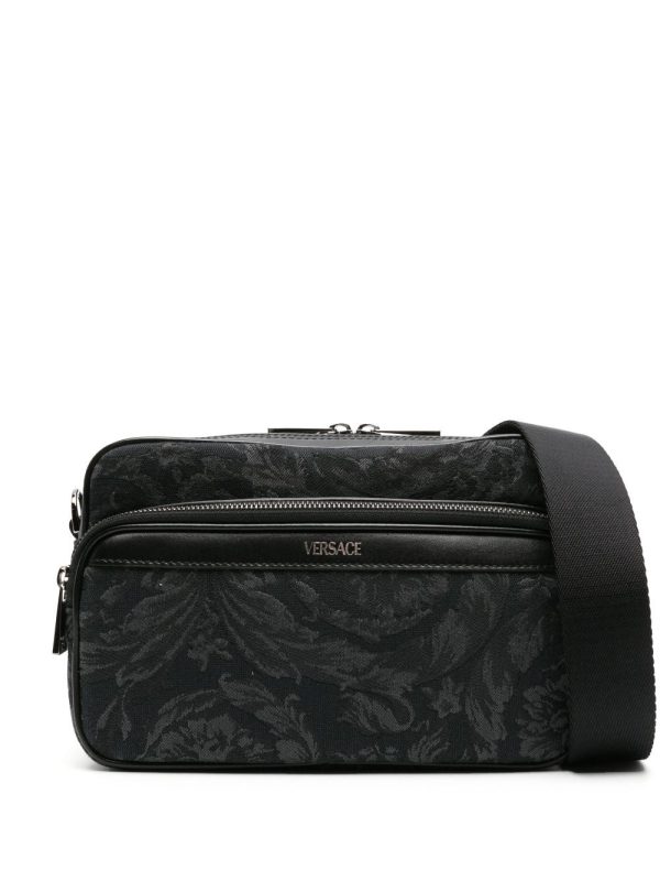 Versace Athena Barocco-print messenger bag