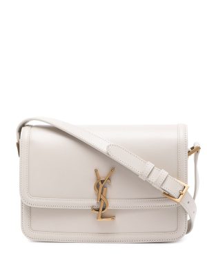 Saint Laurent logo-plaque shoulder bag