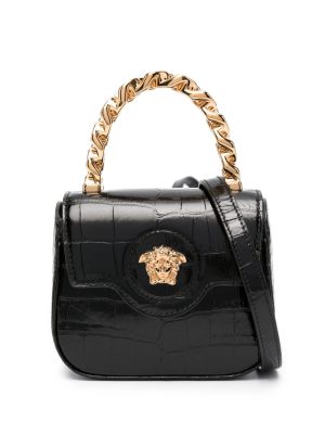 Versace La Medusa leather mini bag