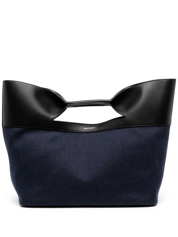 Alexander McQueen logo-print tote bag