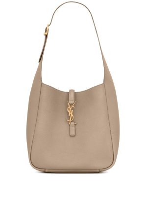 Saint Laurent Le 5 à 7 monogram-plaque shoulder bag