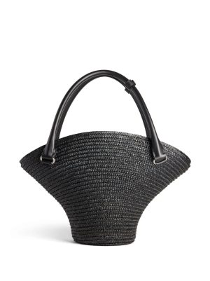 Balenciaga medium Beach raffia tote bag